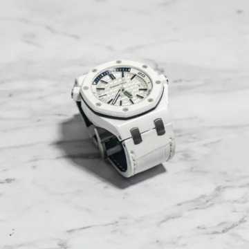 Audemars Piguet Straps - White Croco by Gunny Straps