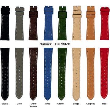 Gunny Straps - Nubuck Strap full stitch all colors