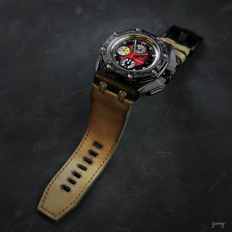 Mission Possible 4 Leather Strap For Audemars Piguet Royal Oak Offshore Grand Prix by Gunny Straps