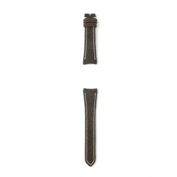 Omega Canvas Strap - Dark Brown Denim