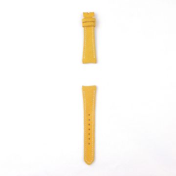 Yellow Denim Watch Strap by Gunny Straps
