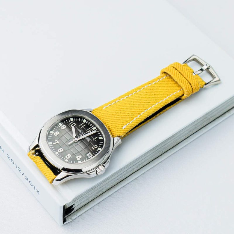 Yellow Denim Strap For Patek Philippe watch