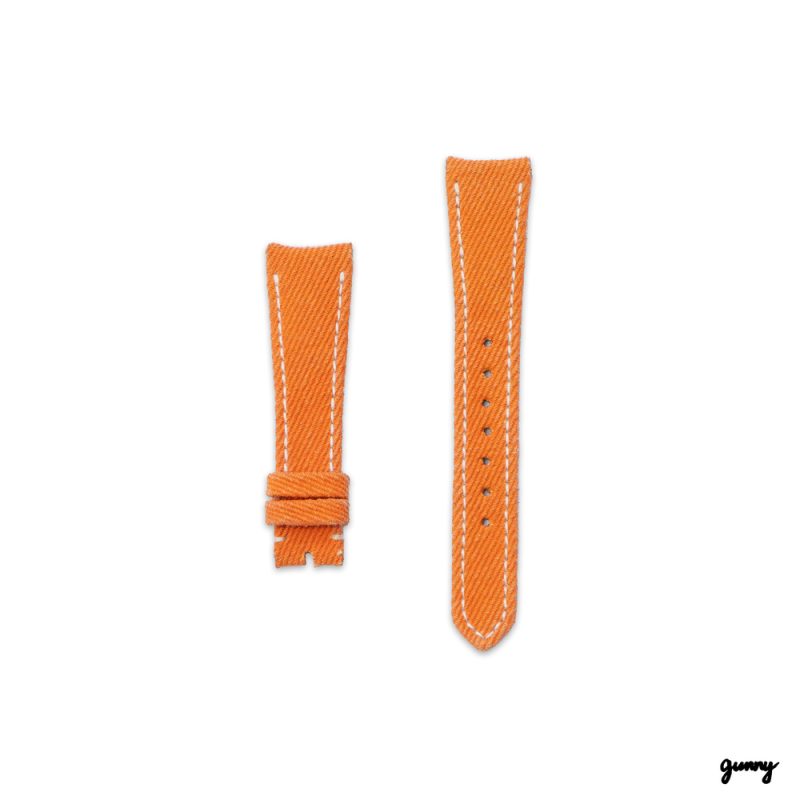 Orange Denim Strap