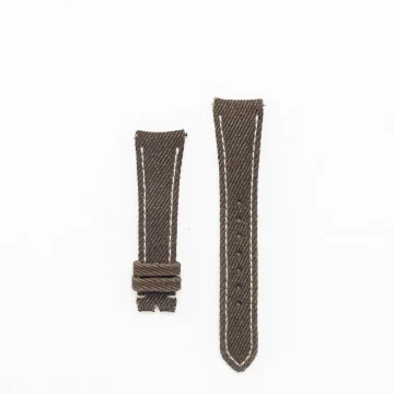 Denim Dark Brown Strap by Gunny Straps