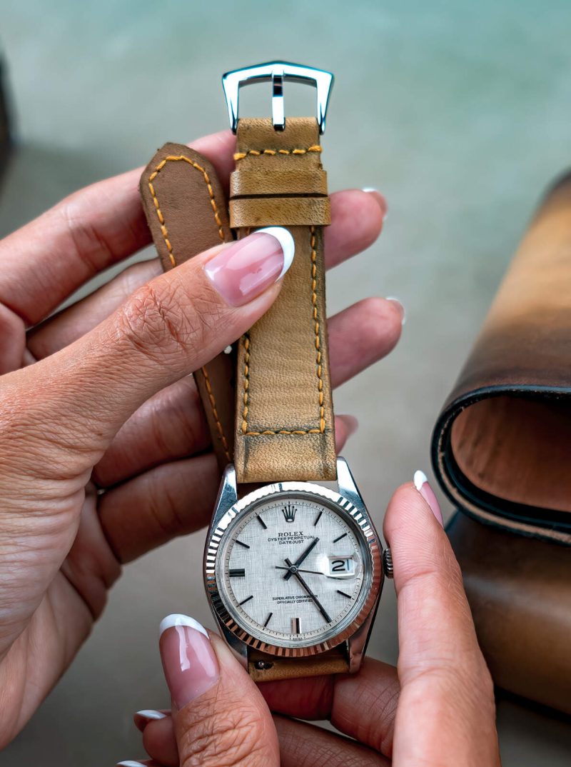 Little Caitlin 1 Leather Strap For Rolex Datejust by Gunny Straps