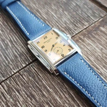 pebble-airforce-blue-strap-on-patek-philippe-gondole-made-by-Gunny-straps
