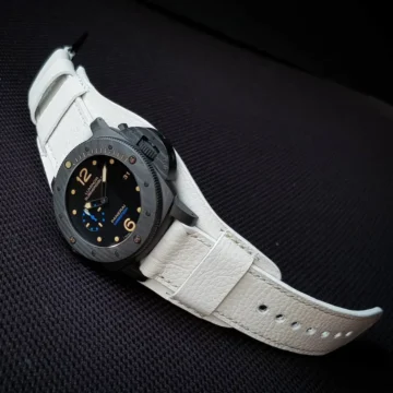 317-white-bund-strap-on-Panerai-luminor-submersible-carbotech-made-by-Gunny-Straps
