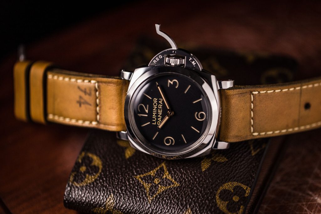 74 Strap on Panerai Luminor by Gunny Straps