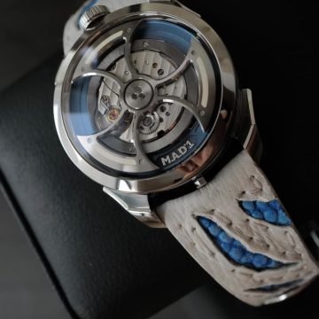 Godzilla Shimo Strap on M.A.D. 1s watch by Gunny Straps