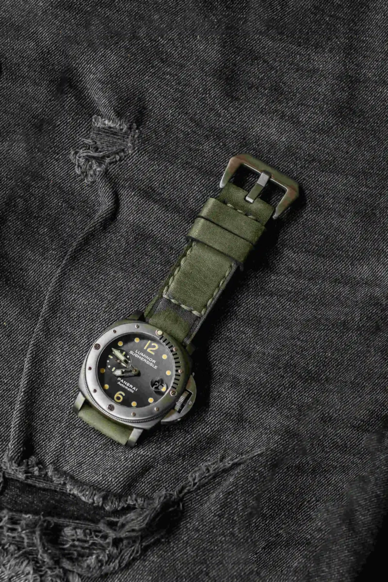 Caitlin 7 Strap on Panerai PAM 106 by Gunny Straps