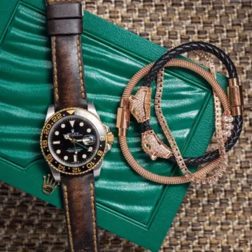 Arillo Tapered and Padded Strap for Rolex - made by Gunny Straps