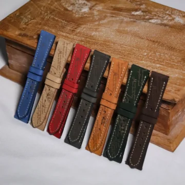 Nubuck Scritto Straps Collection Made By Gunny Straps