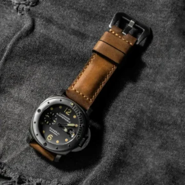 Edbert-Strap-on-Panerai-PAM-106-made-by-Gunny-Straps