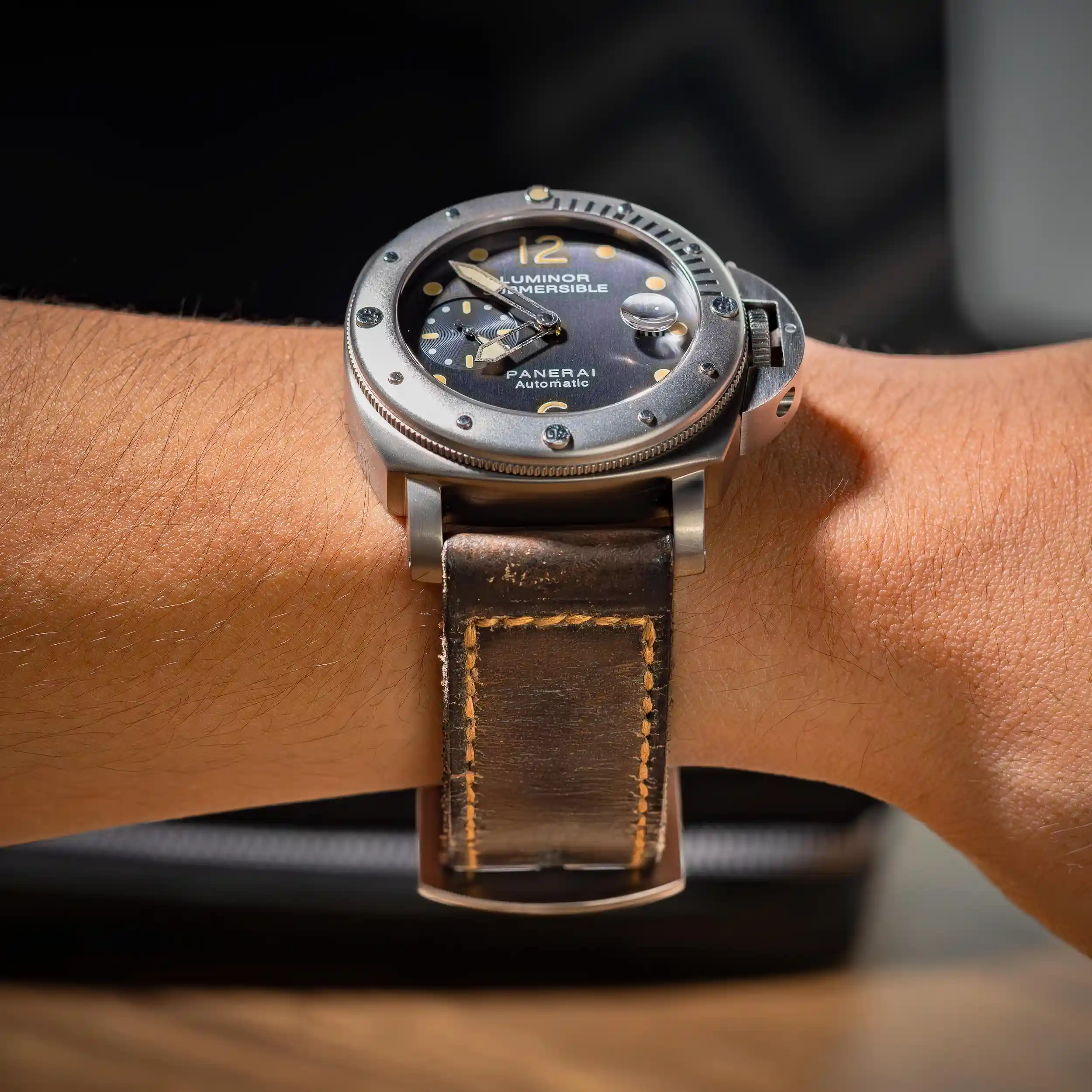 Mission-Impossible-3-strap-on-Panerai-Luminor-Submersible-PAM00106-made-by-Gunny-Straps
