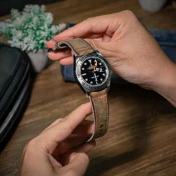 Mission-possible-1-strap-on-Rolex-Explorer-II-made-by-Gunny-Straps