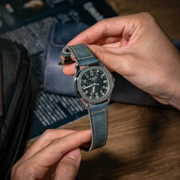 Mission-Possible-5-strap-on-Patek-Philippe-Aquanaut-made-by-Gunny-Straps